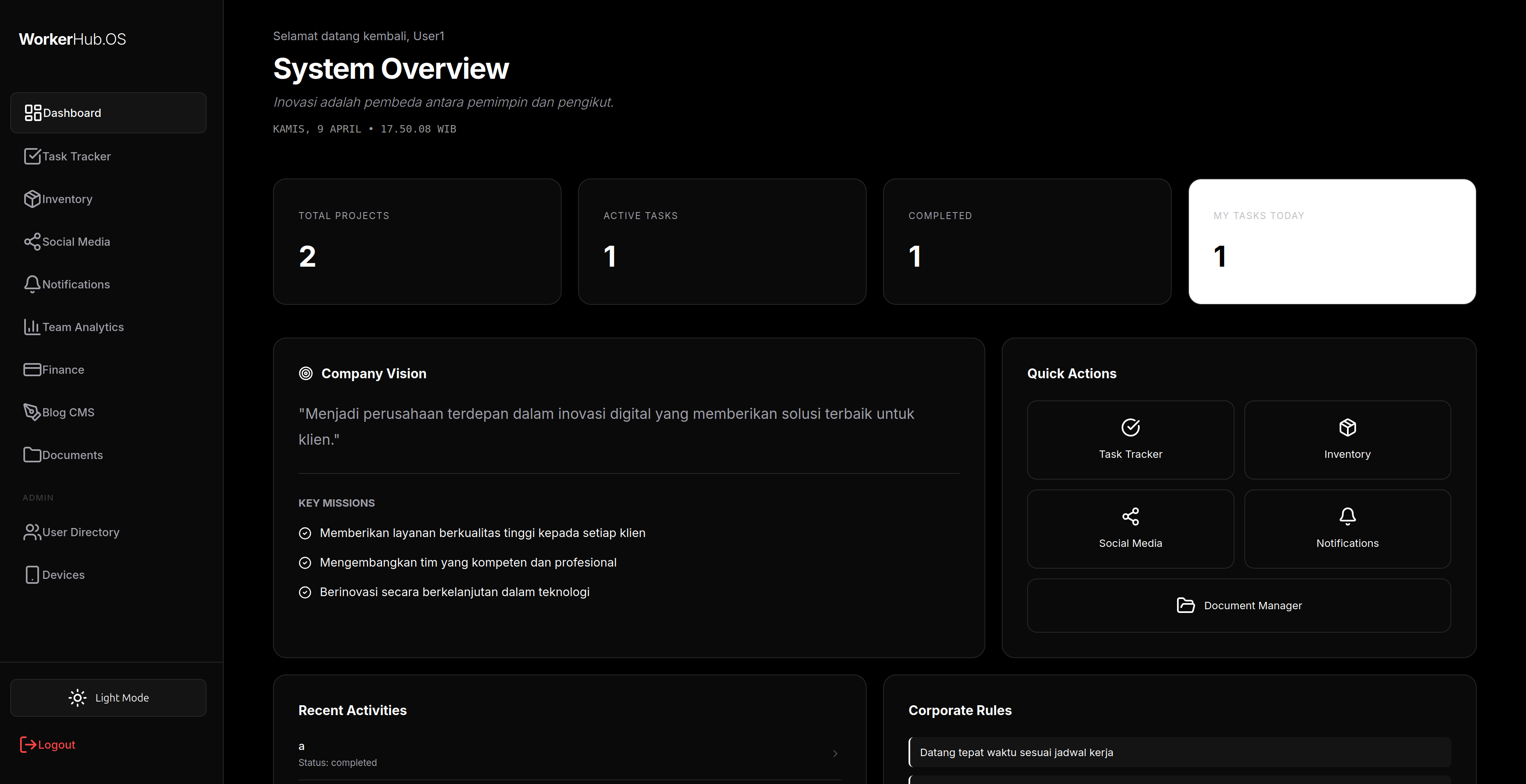 Workerhub App